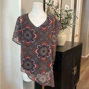 Unique Boho Floral Pattern Classic Indiepop Tee